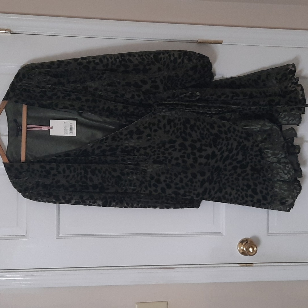 NWT ALEX MARIE MOSS MAREN BURNOUT DRESS SZ 22W